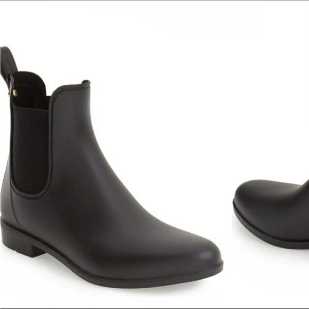 Sam Edelman Tinsley Chelsea Rainboot Matte Black size 10